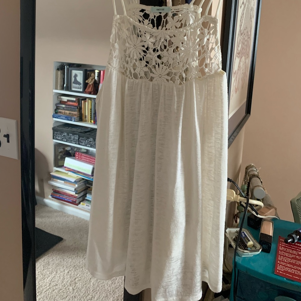 Strappy, flowy, sheer tank